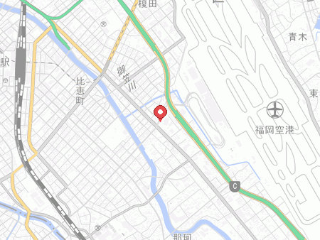 ラウンドワンスタジアム 博多・半道橋店の地図