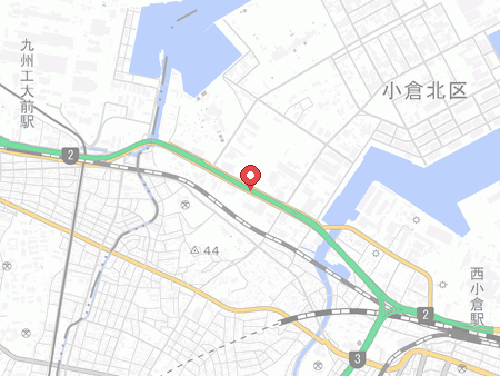 ラウンドワンスタジアム 小倉店の地図