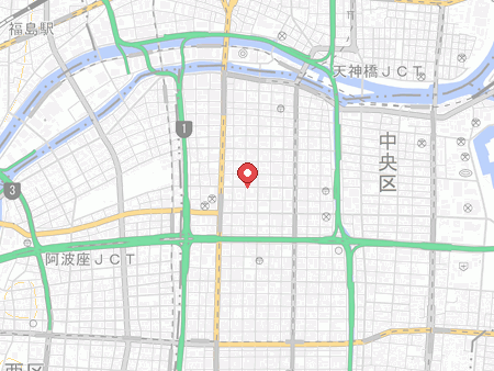 卓球カフェ＆バー パレット 本町店の地図