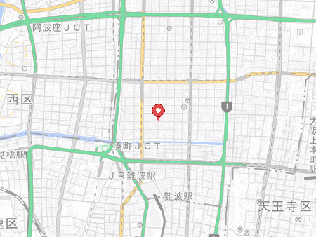 卓球BAR PINPON 心斎橋の地図