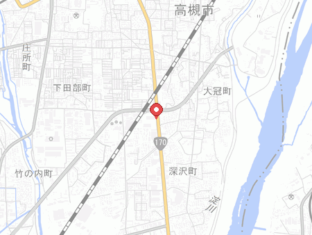 ラウンドワンスタジアム 高槻店の地図