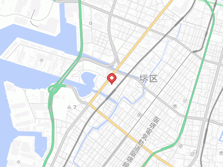 ラウンドワンスタジアム 堺駅前店の地図