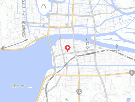 スポーツカフェ 松江だんだんスタジアムの地図