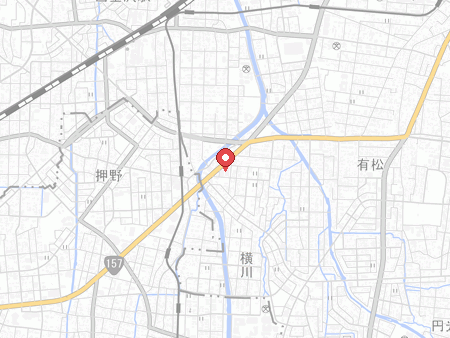 ラウンドワンスタジアム 金沢店の地図