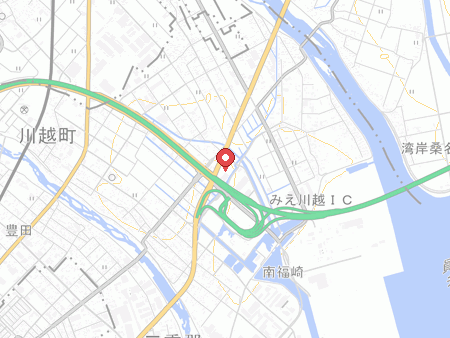 ラウンドワンスタジアム みえ・川越IC店の地図