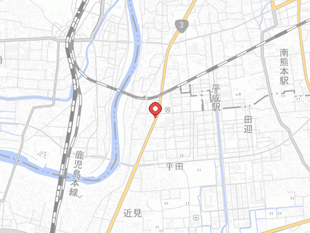 自遊空間 SELF熊本十禅寺店の地図
