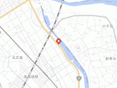 ラウンドワンスタジアム さいたま・栗橋店の地図