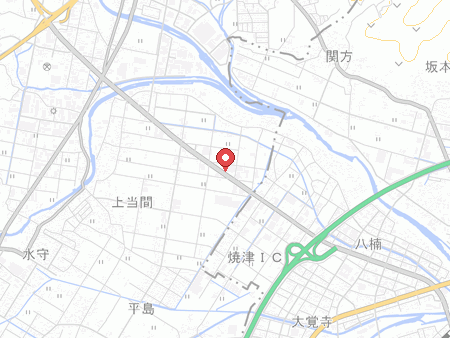 藤枝グランドボウルの地図