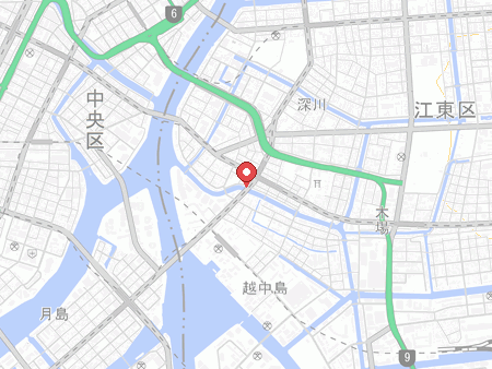 カラオケ＆ダーツ YOASOBI 門前仲町の地図