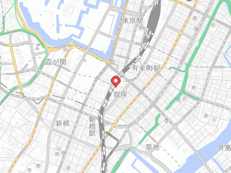 バグース 銀座店の地図
