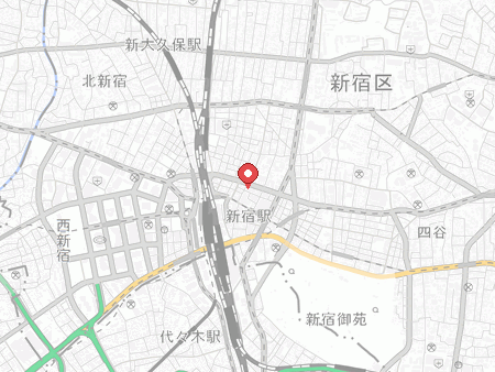 バグース 新宿靖国通り店の地図