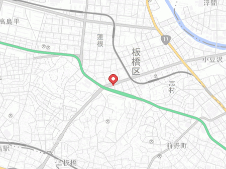 ラウンドワンスタジアム 板橋店の地図