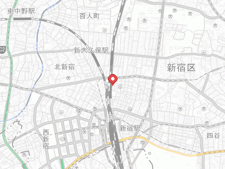 卓球Bar Red T Tokyoの地図