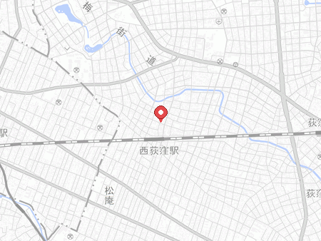 卓球酒場 ぽん蔵 西荻窪店の地図