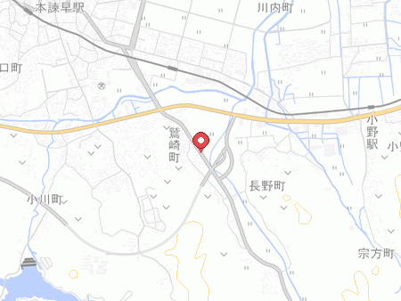 おがわ卓球館の地図