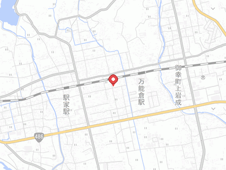 ばらの町卓球場の地図