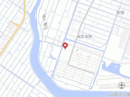 岡山県総合文化体育館の地図