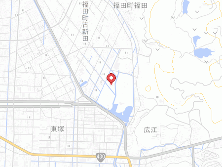 福田公園体育館の地図