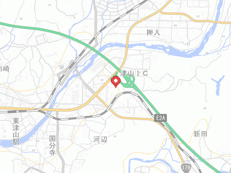 ユーズボール津山の地図