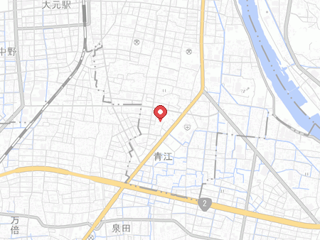アミパラ岡山店の地図
