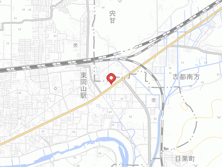 ホームランドーム岡山店の地図