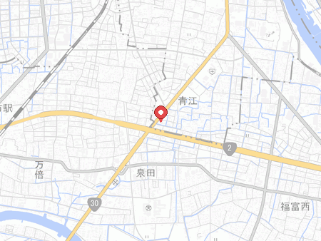 UーPARAの地図