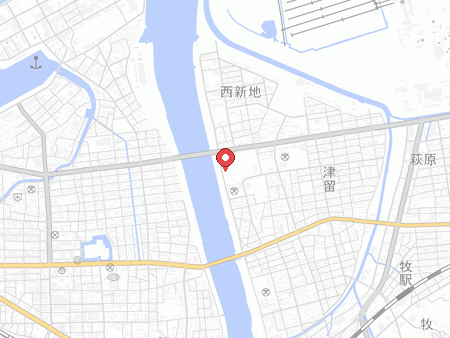 大分リバースタジアム共同企業体の地図