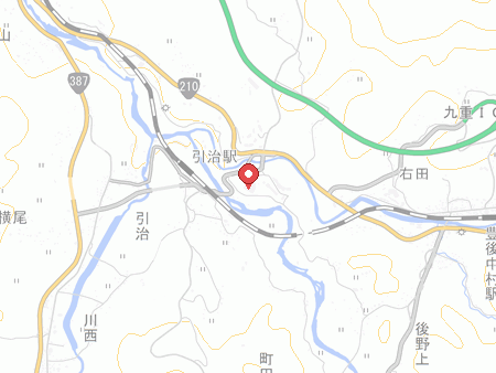九重文化センターの地図