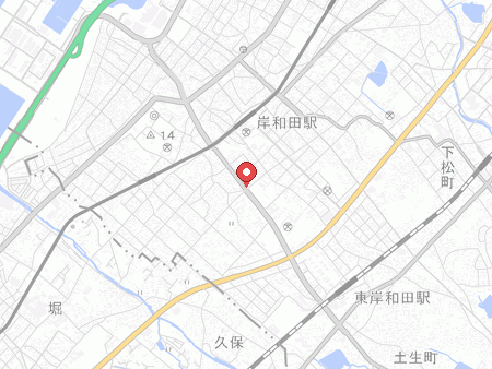 岸田スポーツの地図