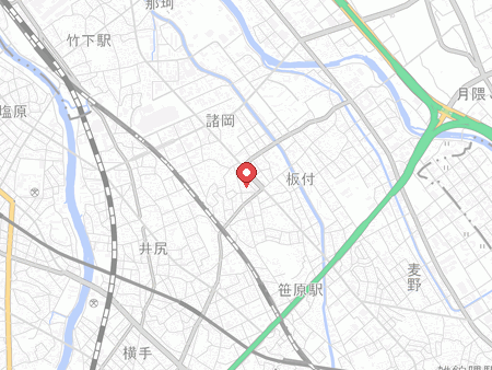 古賀卓球場の地図