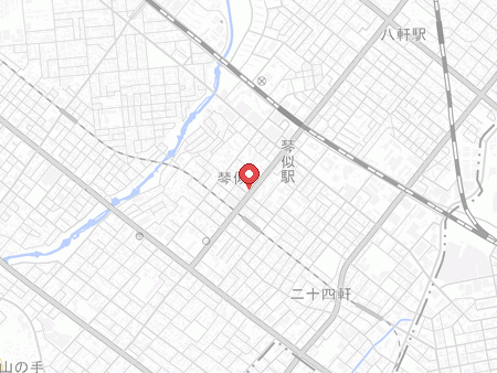 共栄卓球場の地図