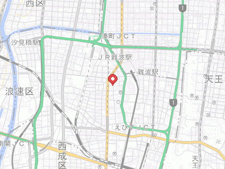VICTAS卓球場の地図