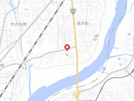 TCBA レンタル体育館の地図