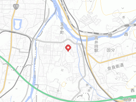 柏原市立体育館 （柏原オ－エンスアリーナ）の地図