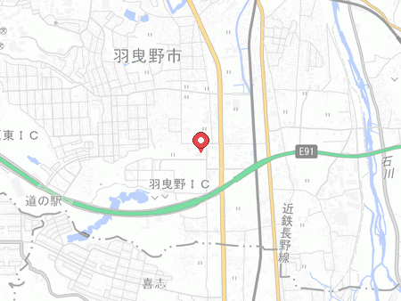 羽曳野市立市民体育館の地図