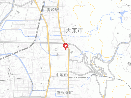 大東市立市民体育館の地図