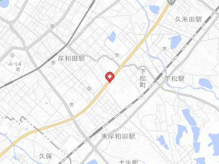 ラウンドワン 岸和田店の地図