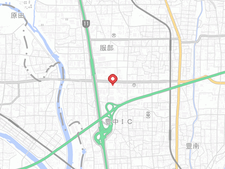 ラウンドワン 豊中店の地図