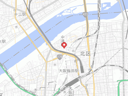 大阪市立北スポーツセンターの地図