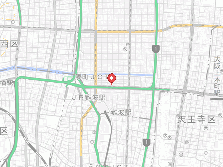 ラウンドワンスタジアム 千日前店の地図