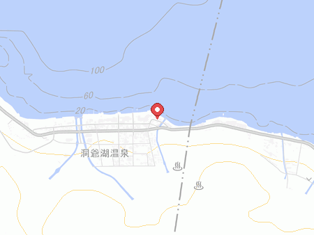 絶景の湯宿洞爺湖畔亭の地図