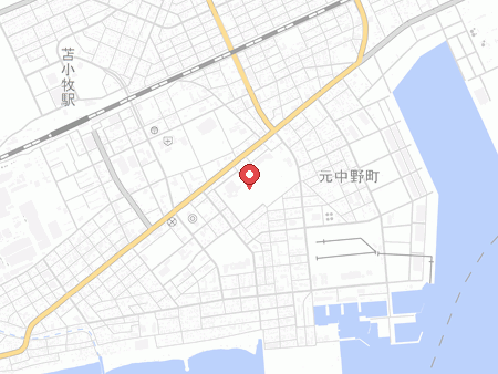 苫小牧市総合体育館の地図