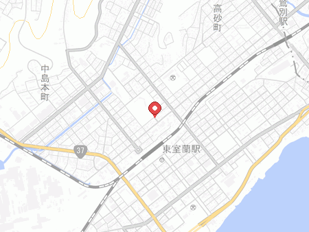 室蘭市体育館の地図