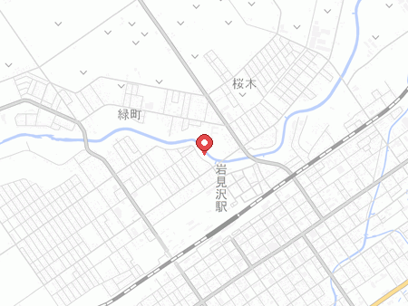 岩見沢市総合体育館の地図