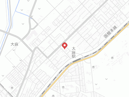 大麻体育館の地図
