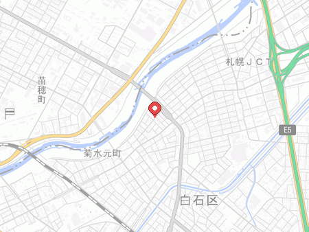 自遊空間 菊水環状通店の地図