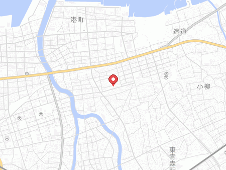 健康卓球青森の地図