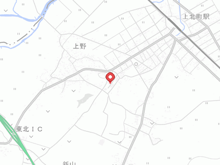 東北町民体育館の地図