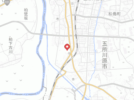 五所川原市民体育館の地図