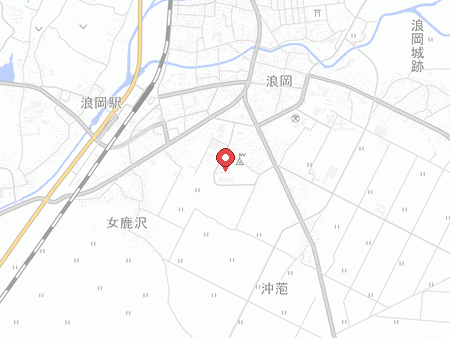 青森市浪岡体育館の地図